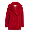 MAX MARA ALPACA-BLEND SHORT TEDDY COAT