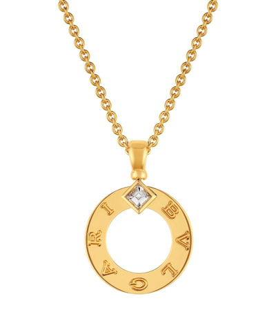 Bvlgari Yellow Gold And Diamond   Necklace