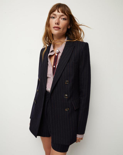 Veronica Beard Ellette Dickey Jacket In Navy