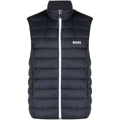 Hugo Boss Bodywarmer Jacket In Blue