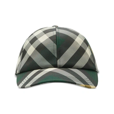 Burberry Caps In Neutrals/green