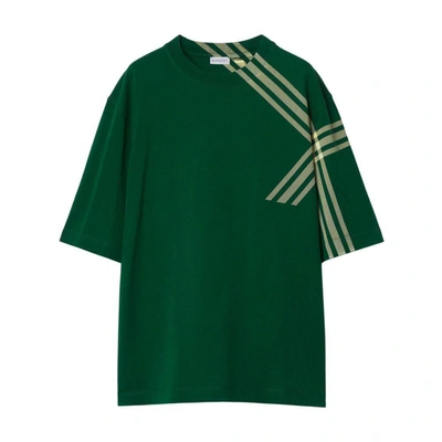 Burberry T-shirts In Green