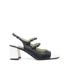 Carel Paris Papaya Leather Slingback Pumps