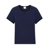 Courrèges Courreges Bumpy Contrast T-shirt In Blue