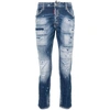 Dsquared2 Dsquared Men Stretch Denim Skater Jeans In Blue