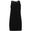 Elisabetta Franchi Chain-detail Crepe Minidress In Black
