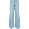 Frame Women's Le Jane Wide Crop Jeans In Blue