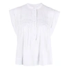 Isabel Marant Étoile Marant Étoile Woman Top Ivory Size 4 Cotton In White