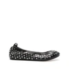 Isabel Marant Belna Studded Leather Ballerina Flats In Black