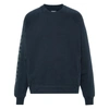 Jacquemus Relaxed-fit Long Sleeve Sweatshirt With Bold Logo Detail In Blue