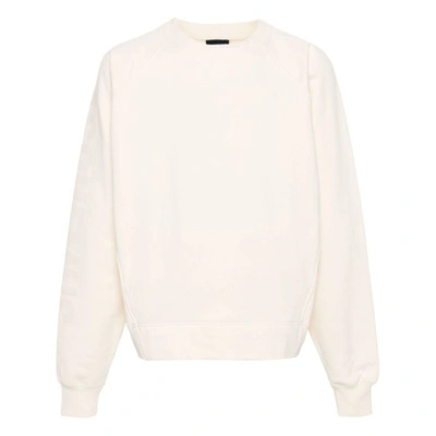 Jacquemus Logo Sleeved Sweatshirt In Neutrals