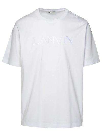 Lanvin T-shirt Paris In White