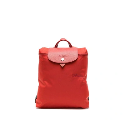 Longchamp Backpacks In Red