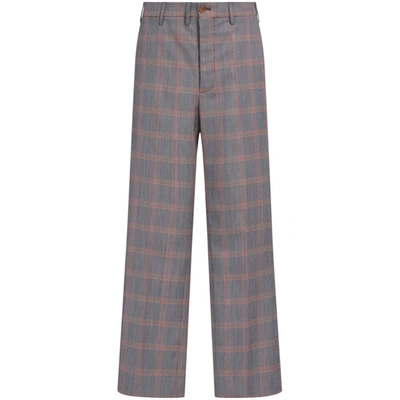 Marni Trousers In Black/red