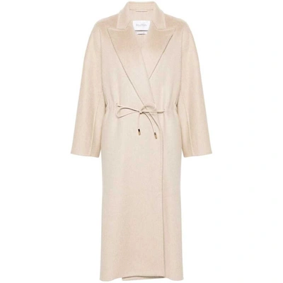 Max Mara Coats In Neutrals