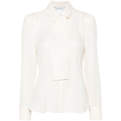 Max Mara Shirts In White,neutro