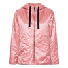 Max Mara The Cube Hooded Padded Shell Jacket In Pink