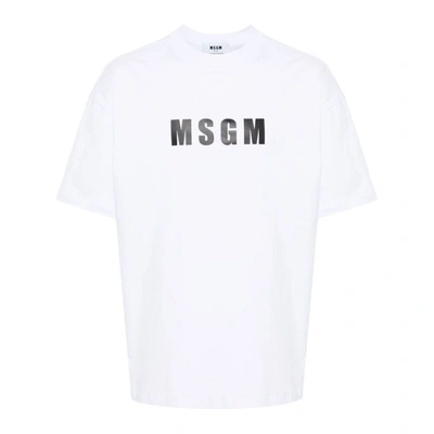 Msgm T-shirts In White