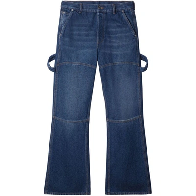 Off-white Blue Flare Jeans