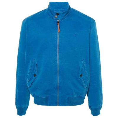 Polo Ralph Lauren Rlx Ralph Lauren Down-filled Bomber Jacket In Vessel Blue