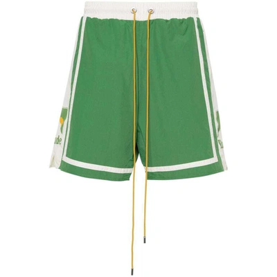 Rhude 短裤  男士 颜色 绿色 In Green