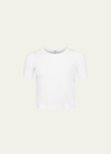 L Agence Donna Tee In White