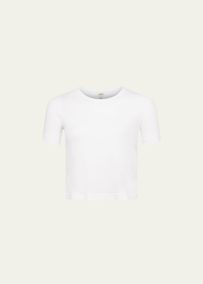 L Agence Donna Tee In White