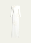 Dries Van Noten Dalista Embellished Gown In White