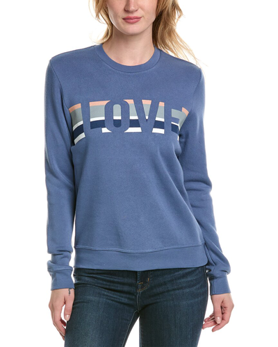 Sol Angeles Cottage Stripe Pullover In Blue