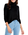 Nic + Zoe Womens Ladder Stitch Pointelle Mock Turtleneck Sweater
