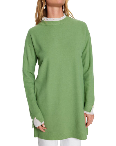 Trendyol Regular Fit Modest Sweater In Green