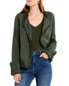 Nic + Zoe Womens Fringe Cardigan Open-front Blazer