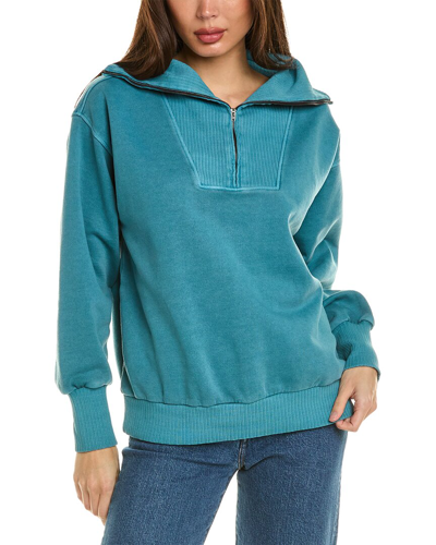 Grey State Washed Joni Pullover In Blue