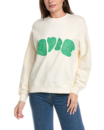 Electric & Rose Atlas Vybe Sweatshirt In White