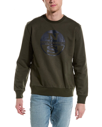 North Sails Graphic Sweatshirt In Green