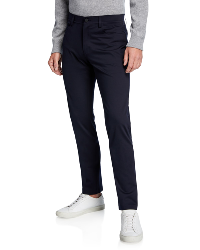Theory Raffi Neoteric Twill Five-pocket Jeans In Dark Navy