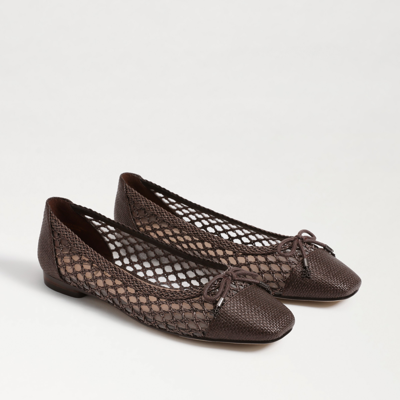 Sam Edelman May Ballet Flat Pinto Brown