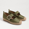 SAM EDELMAN SAM EDELMAN MADDY MARY JANE ESPADRILLE WILD MOSS SILK