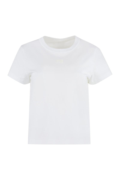 ALEXANDER WANG ALEXANDER WANG LOGO COTTON T-SHIRT