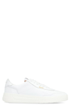 Hugo Boss Boss Mens White Leather Low-top Trainers In White