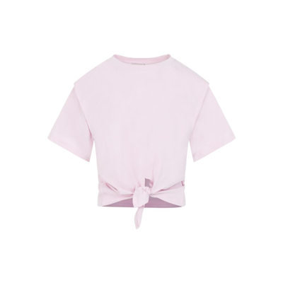 Dunhill Isabel Marant Zelikia Top In Pink & Purple