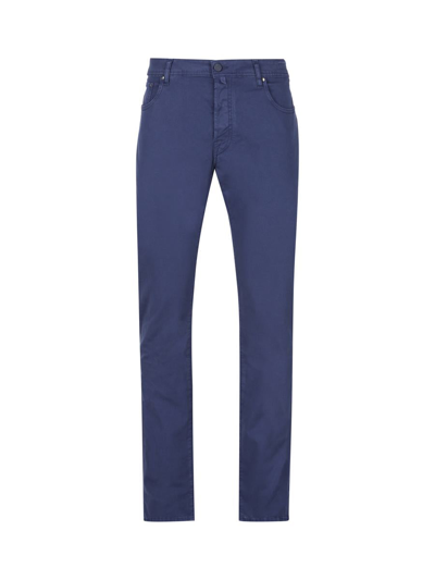 Jacob Cohen Trousers In Blue