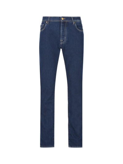 Jacob Cohen Trousers In Blue