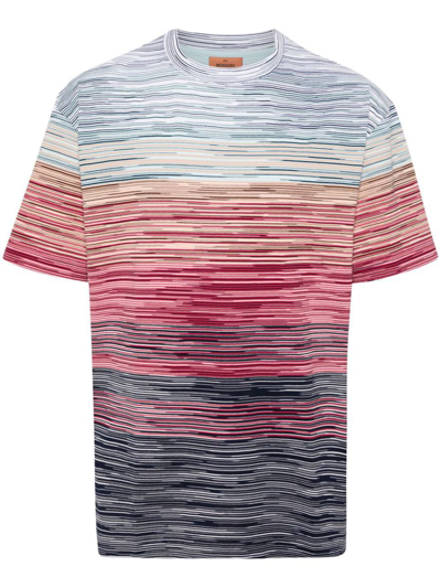 Missoni Cotton T-shirt In Multicolour