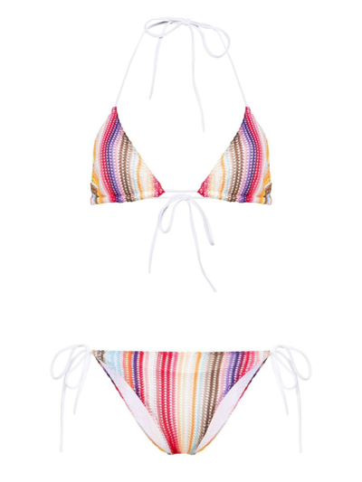 Missoni Triangle Bikini Set In Multicolor