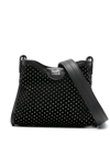 SEE BY CHLOÉ SEE BY CHLOÉ JOAN RHINESTONE VELVET CROSSBODY BAG