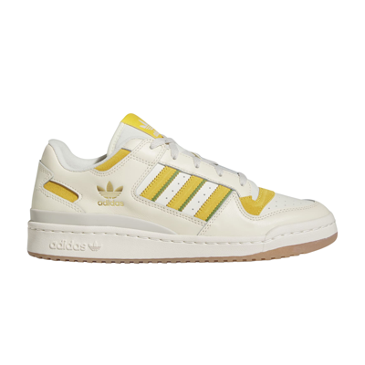 Pre-owned Adidas Originals Forum Low Cl 'cream Gold' In White