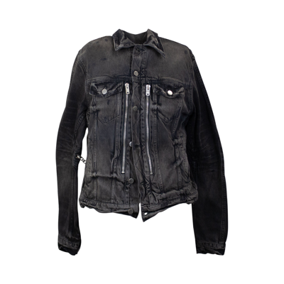 Pre-owned Amiri Mx2 Trucker Jacket 'black'