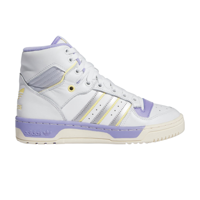 Pre-owned Adidas Originals Wmns Rivalry High 'white Silver Lilac'