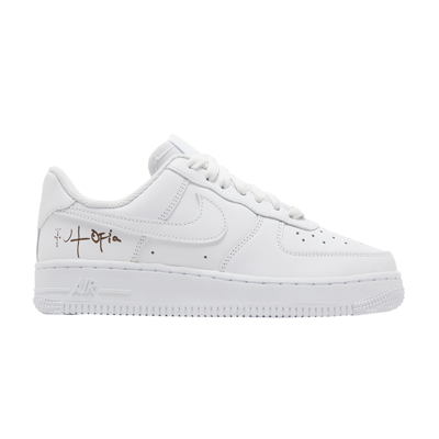 Pre-owned Nike Travis Scott X Wmns Air Force 1 'utopia' In White